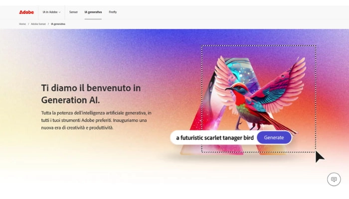 adobe sensei ai per grafica gratis