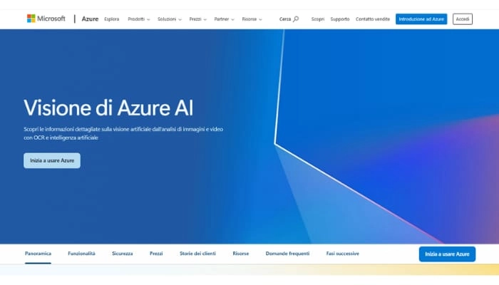 ai descrizione immagine- microsoft azure computer vision