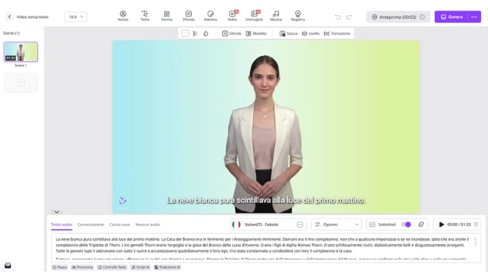 ai per descrivere una foto video gratuito ai