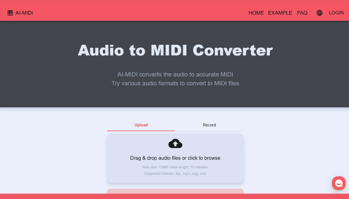 aimidi convertire mp3 in midi