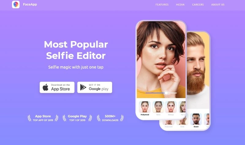 app modifica viso-faceapp
