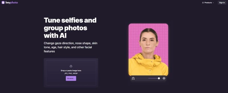 app modifica viso-heyphoto