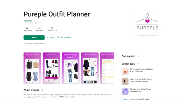app per creare vestiti 3d pureple
