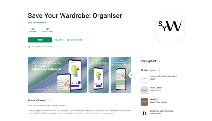 app per creare vestiti personalizzati save your wardrobe
