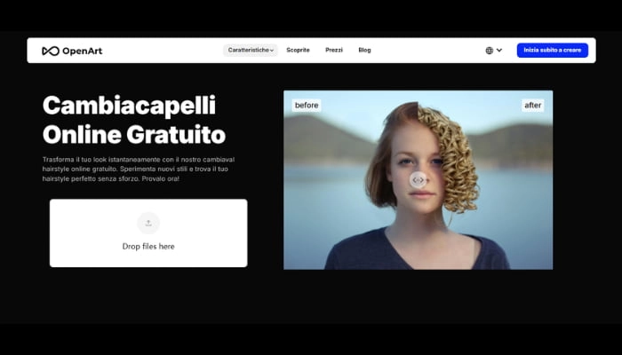 app per provare taglio di capelli​ open art