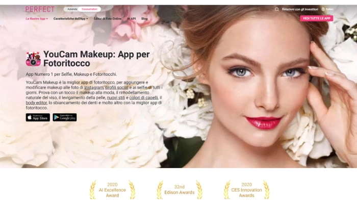 app taglio di capelli donna​ youcam makeup