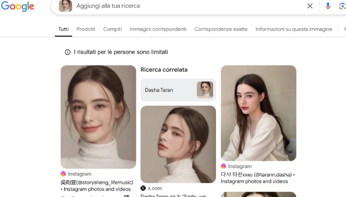 cercare una persona tramite foto dal cellulare