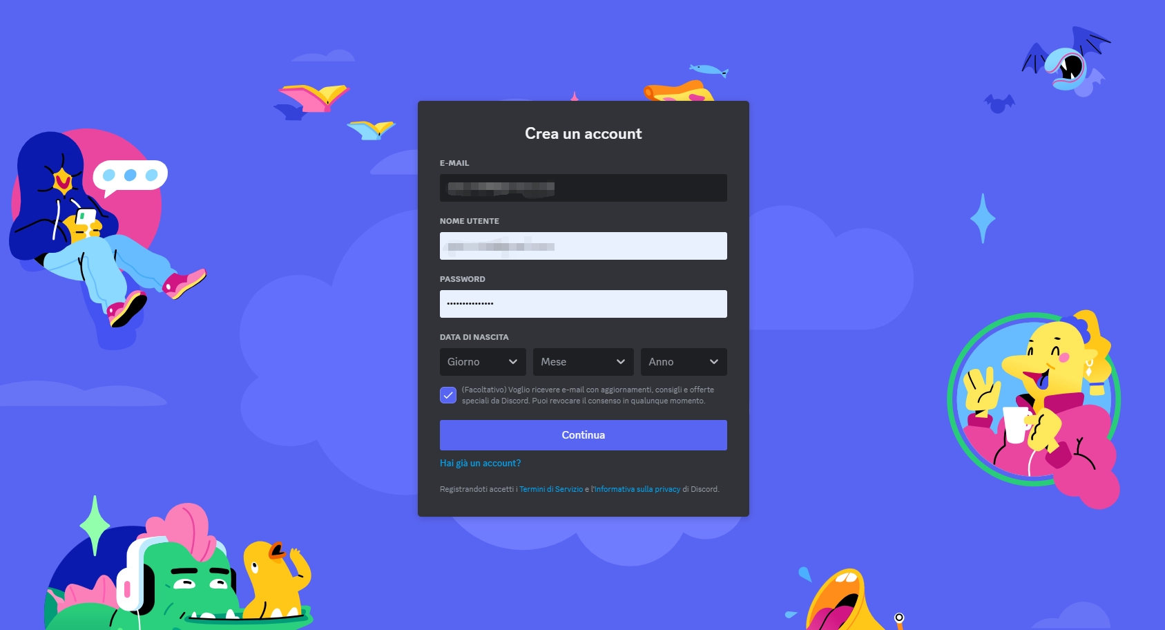 come usare midjourney - registrazione discord