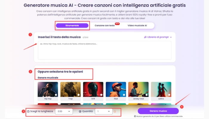 convertire mp3 in midi con vidnoz