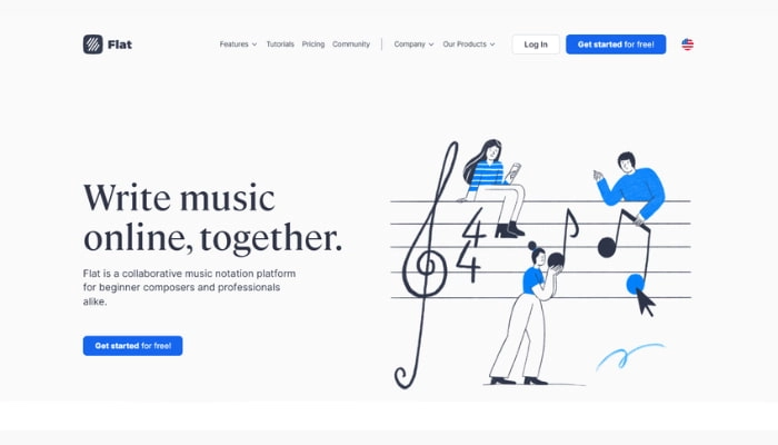 convertire musica in spartiti con flat