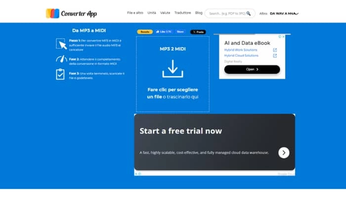 convertitore da mp3 a midi converter app