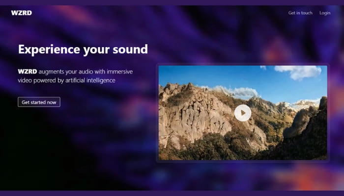 crea video musicale con wzrd music video generator