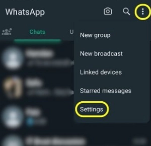 avatar whatsapp android-passo 1