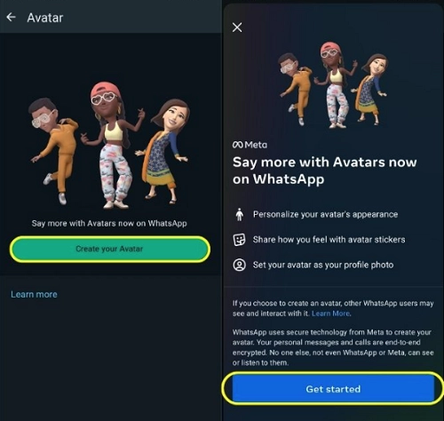 avatar whatsapp android-passo 3