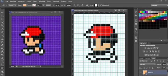 creare pixel art-photoshop