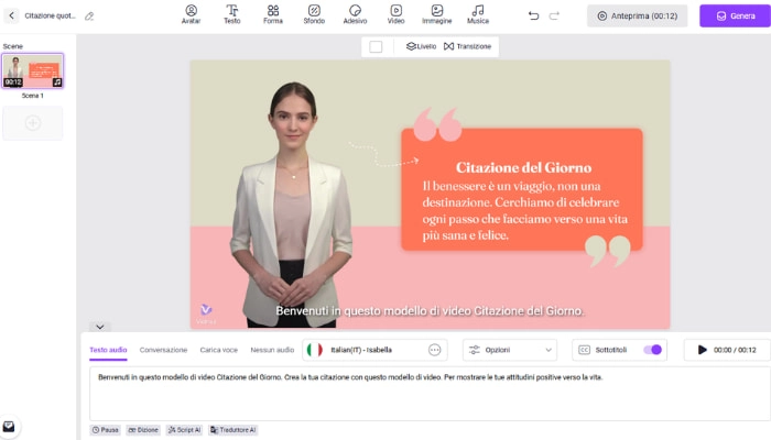 creare video con ai gratis personalizza video vidnoz ai