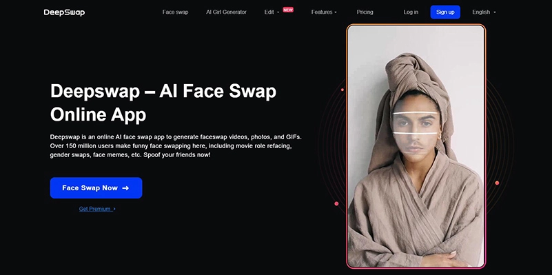 deepswap face morph app