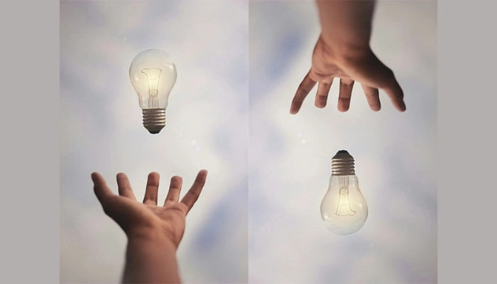 effetto specchio foto magia azione
