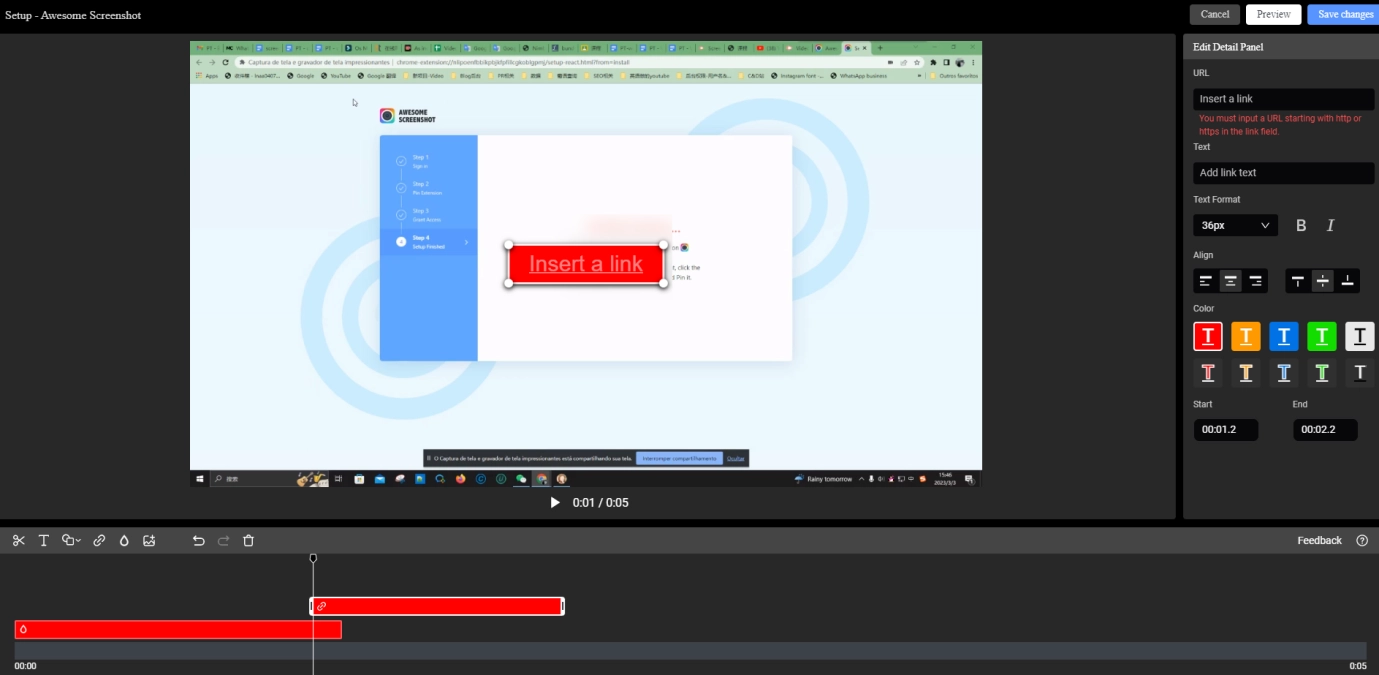 estensione chrome per registrare schermo e audio - awesome screenshot