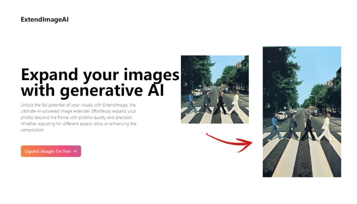 extendimageai espandi immagine ai