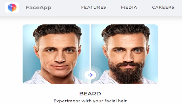 faceapp editor per non avere la faccia con la barba