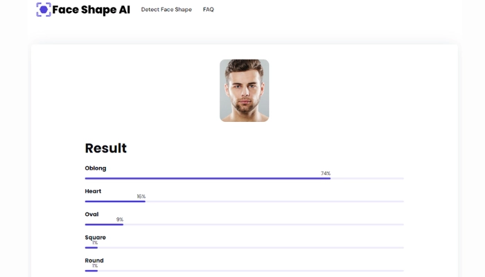 forma del viso test online face shape ai