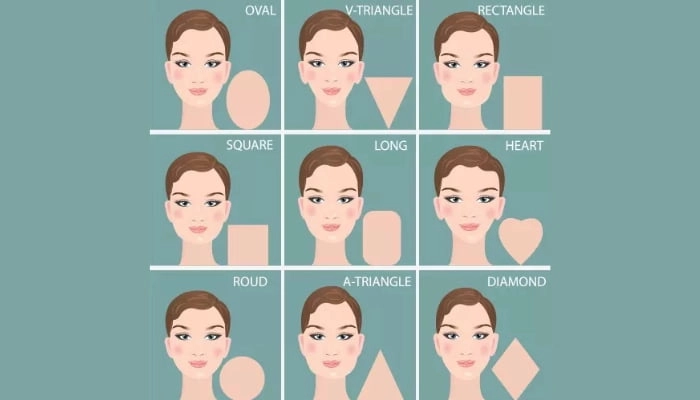 forma del viso per taglio capelli