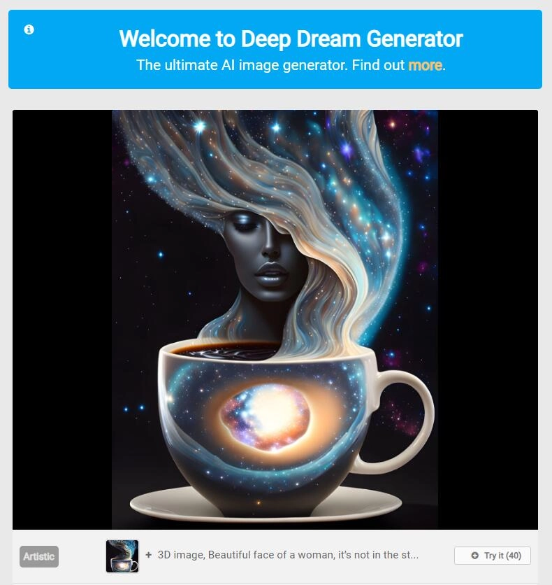 Intelligenza artificiale immagini deep dream generator