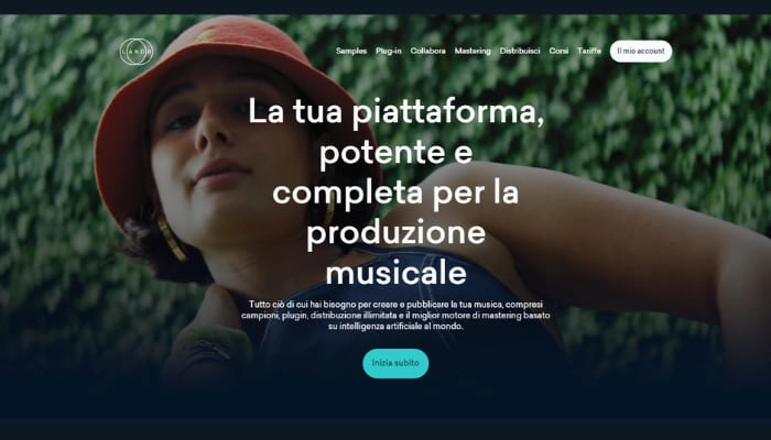 landr ai mastering programma per mixare musica