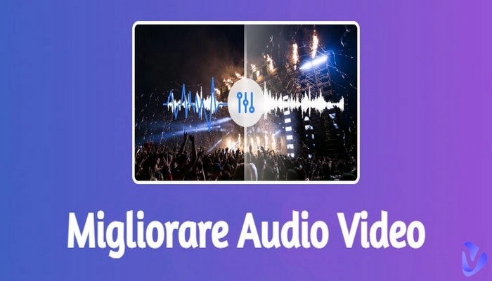 migliorare audio di un video