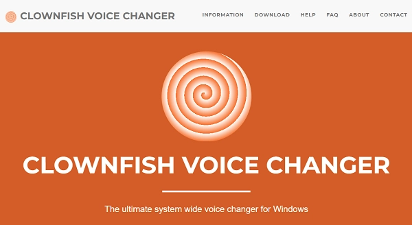 modificatore voce discord-clownfish voice changer