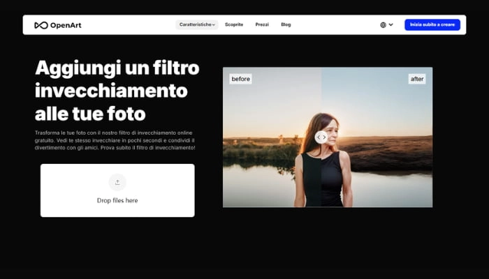 openart filtro invecchiamento gratis