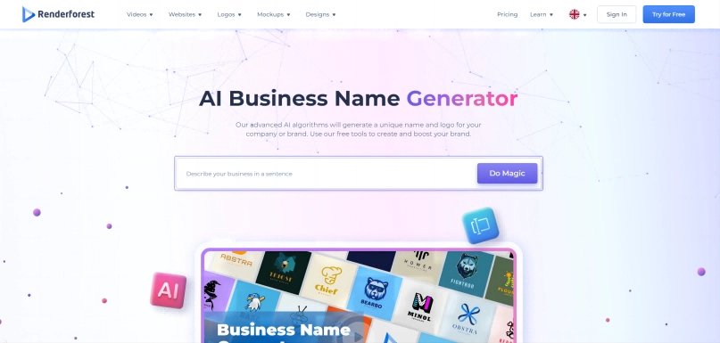 renderforest-ai-business-nome-generatore
