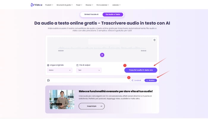 scaricare il testo