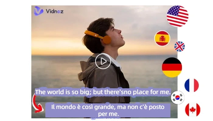 Tradurre Sottotitoli Video e Audio con AI Online Gratuitamente: Supporto per 78 Lingue in 134 Regioni