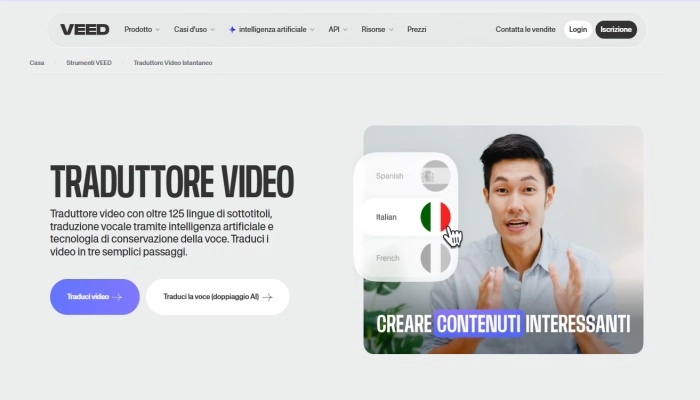 Veed.io: Traduttore video di YouTube con potenti capacit&agrave; di modifica