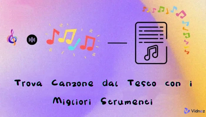 trova canzone dal testo
