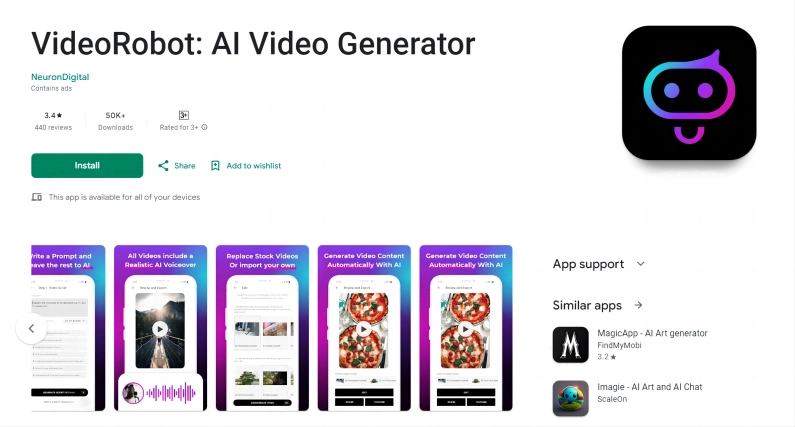 videorobot-ai-video-generatore