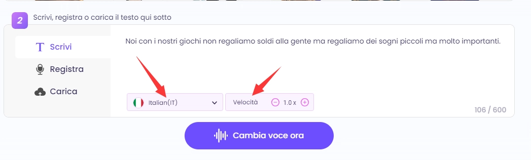 voce intelligenza artificiale gratis-vidnoz regola voce