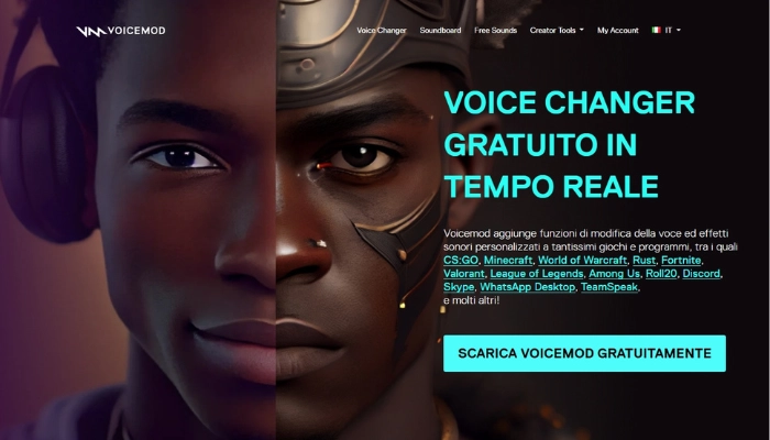 Voicemod app modifica voce gratis