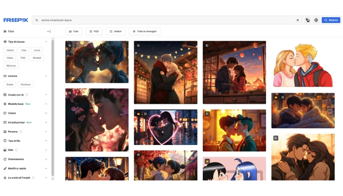 WallpaperCave anime romantici con baci