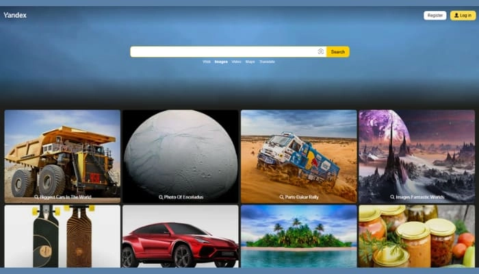 yandex riconoscimento facciale foto gratis