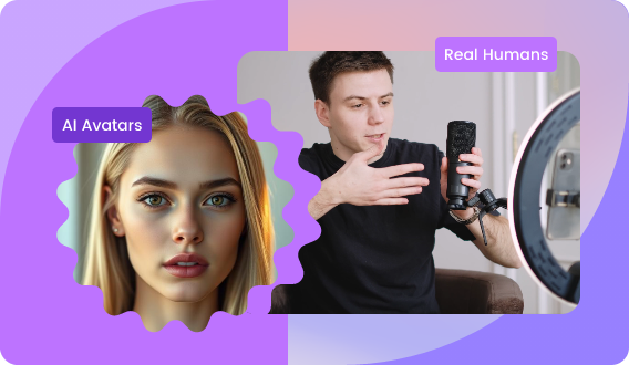 Lip sync AI per persone reali e avatar AI