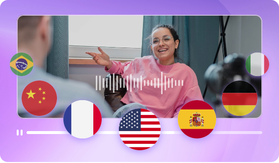Lip sync AI per video in più lingue