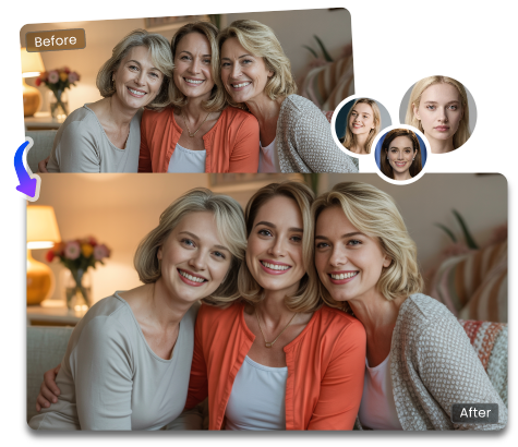 Funzione 3 - Multiple Face Swap Gratis