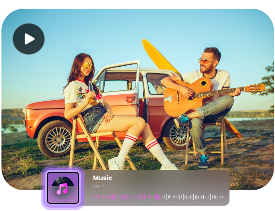 Creazione gratuita di musica e video con AI
