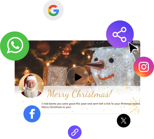 personalizza un video di Natale gratuito - passo 3