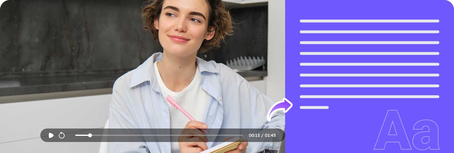 Da video a testo gratis per riutilizzare i contenuti